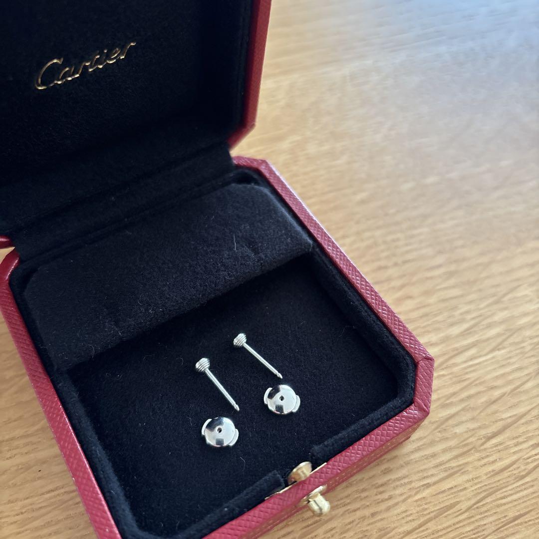 Cartier diamant léger (d’amour) ピアス XS