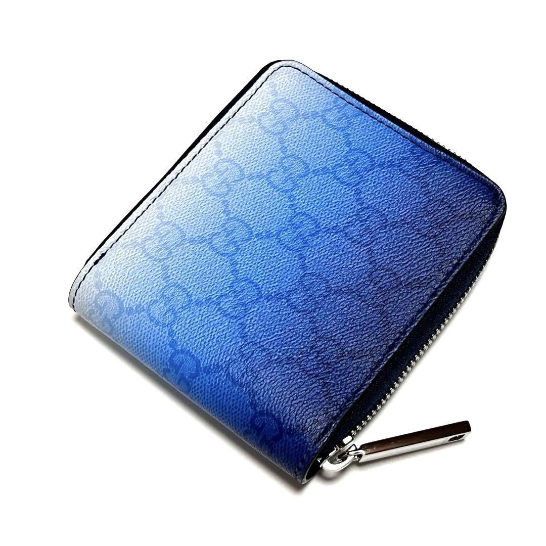GUCCI グラデーション コインウォレット ブルー 美品 未使用 箱