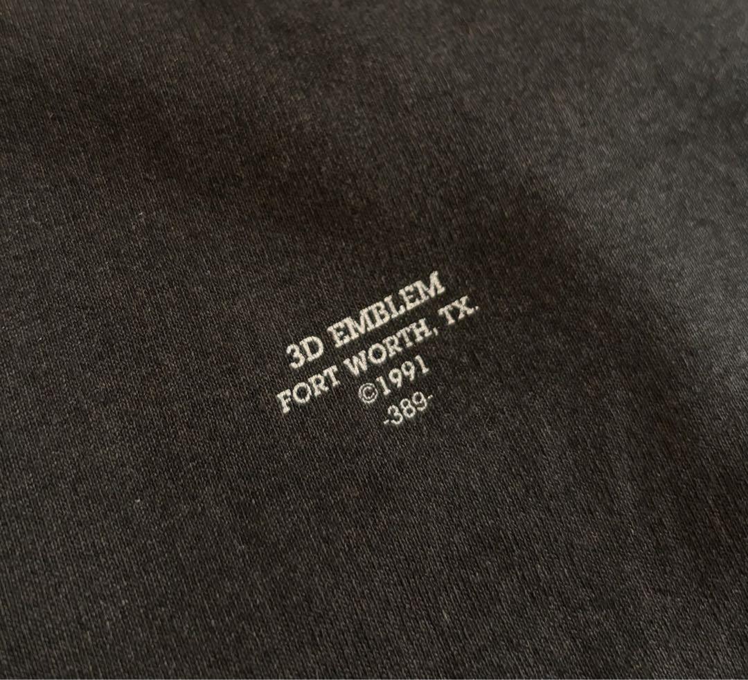 90s HARLEY DAVIDSON 3D EMBLEM TシャツUSA製