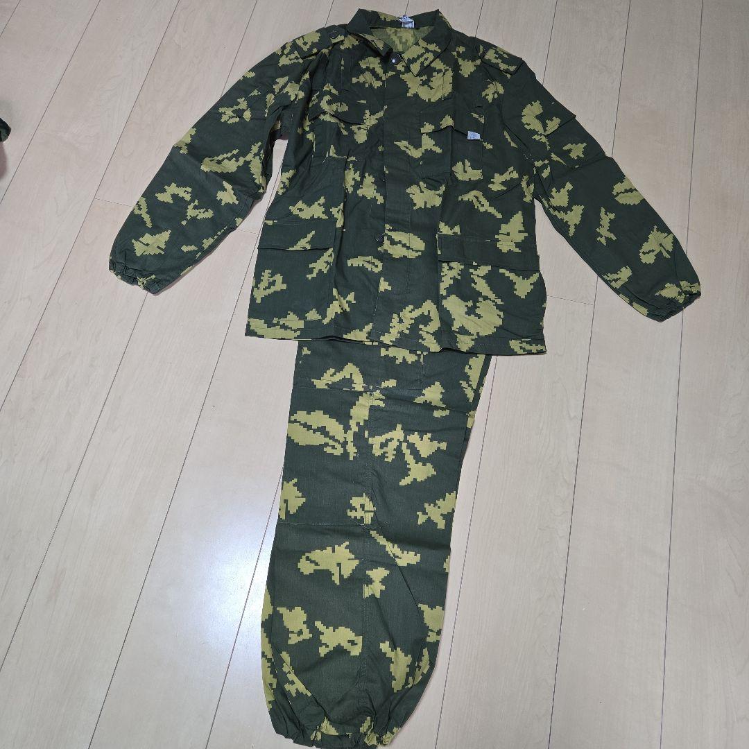 ロシア軍 実物 Bars製 KLMK Berehzka 戦闘服 迷彩服 48-3新品、♥