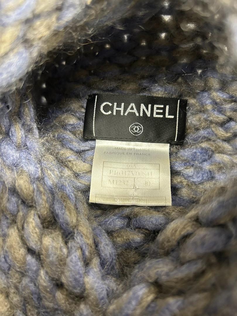 CHANEL　ニットセーター　タートルネック　サイズ40　トップス