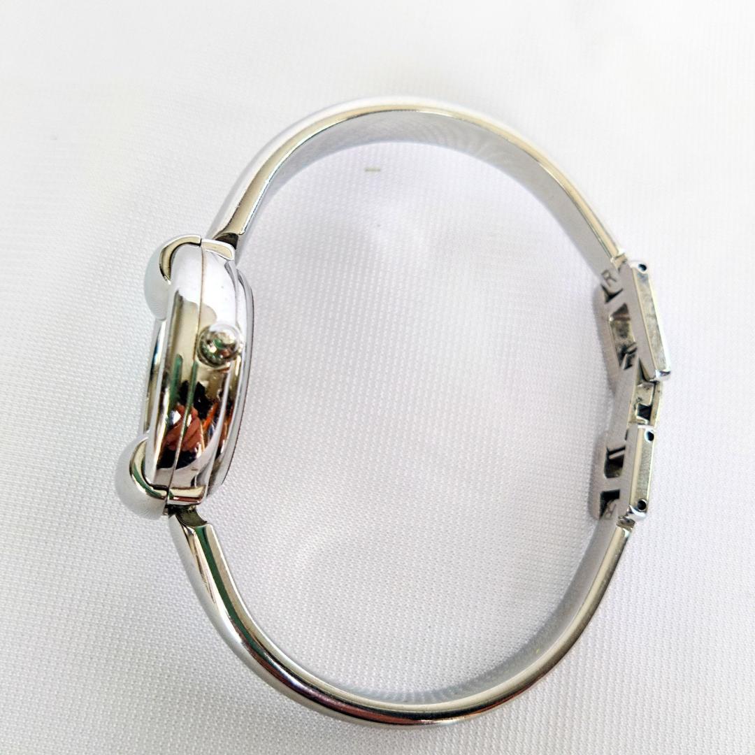 美品 GUCCIグッチ レディース腕時計シルバー1400Lキュート イタリア €