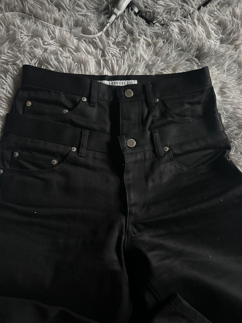 ジョンローレンスサリバンDOUBLE STACKED PANTS ストレート