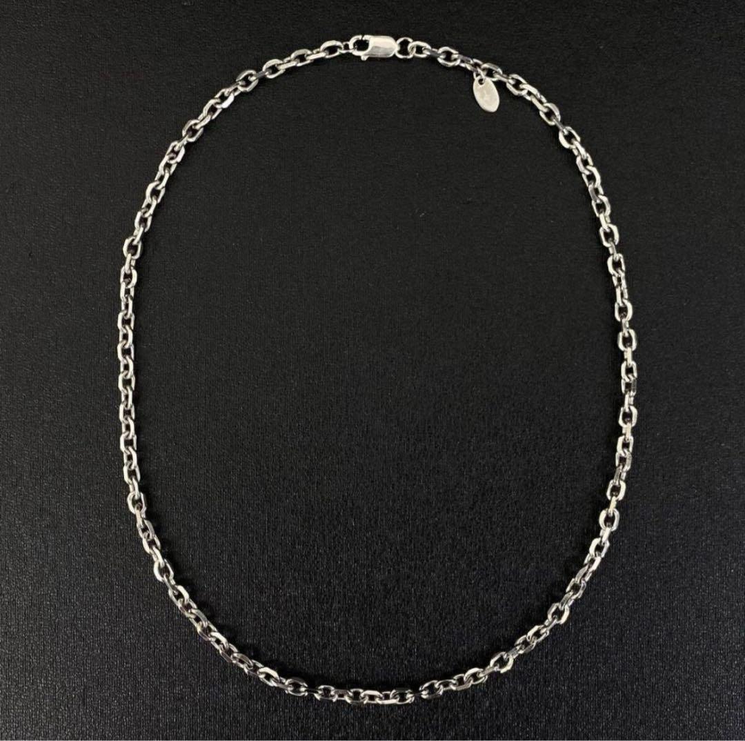 SAADステンレス 5mm 太角チェーンネックレス 50cm