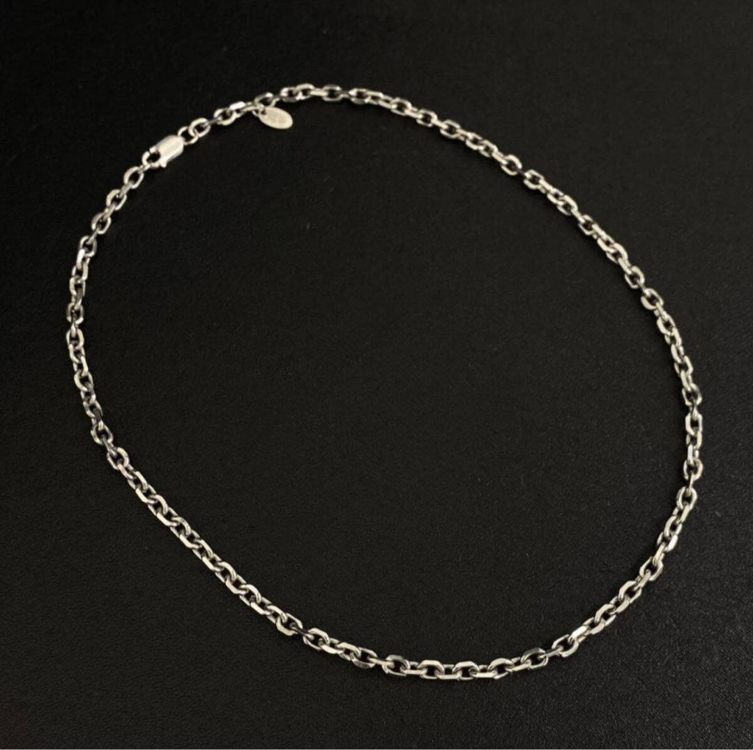 SAADステンレス 5mm 太角チェーンネックレス 50cm