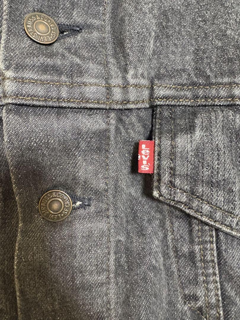 Levi's 70506-0259 ブラックデニムジャケット 50R 先染め