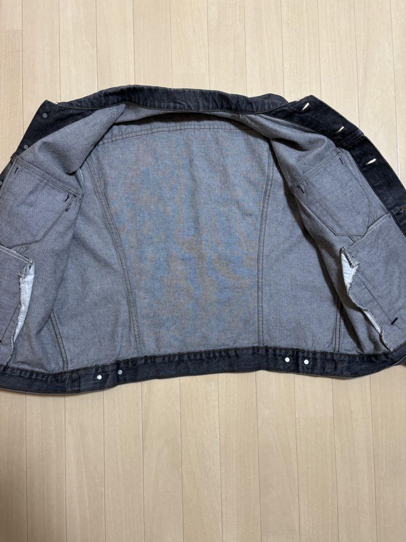 Levi's 70506-0259 ブラックデニムジャケット 50R 先染め