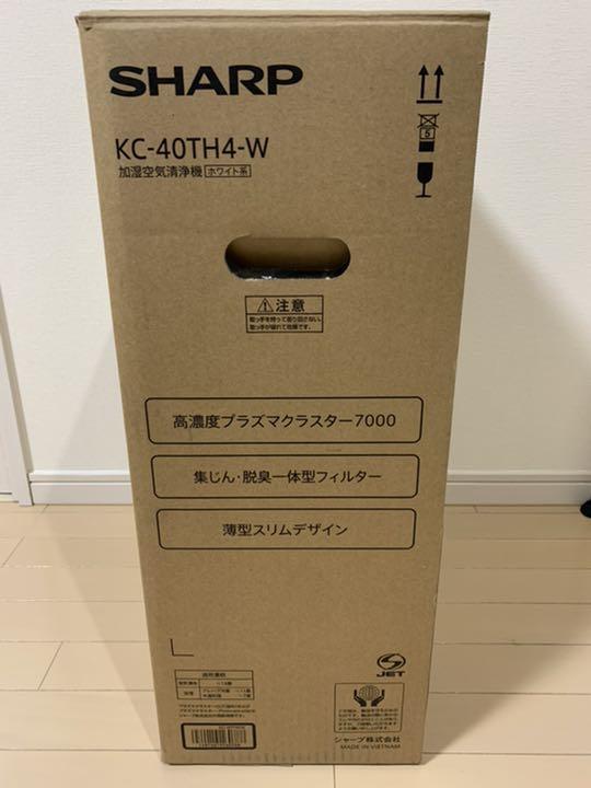 ホワイト SHARP 加湿空気清浄機 KC-40TH4-W 5SkXo-m51912396300 ろパネル・