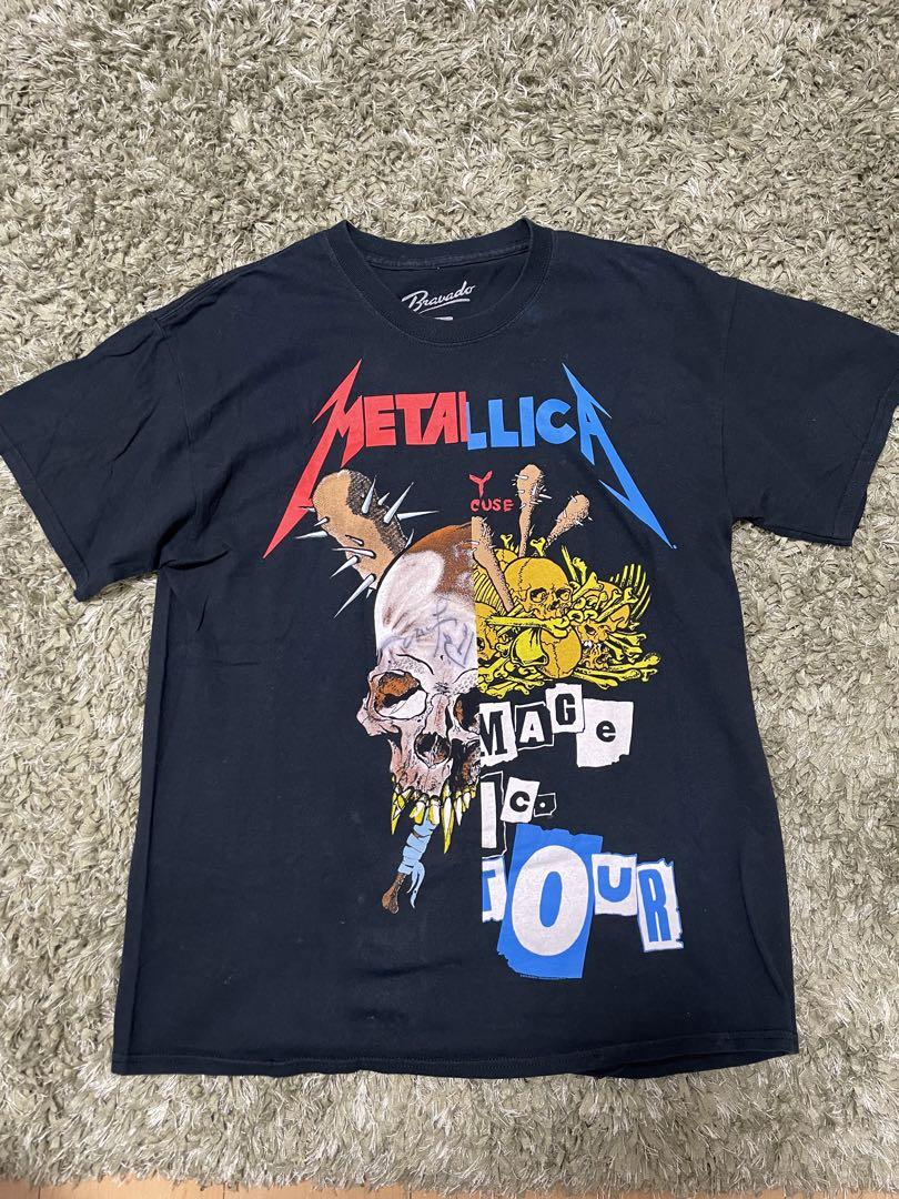 超激安 シングルステッチ サイン付きメタリカ 90s バンドTシャツ レア