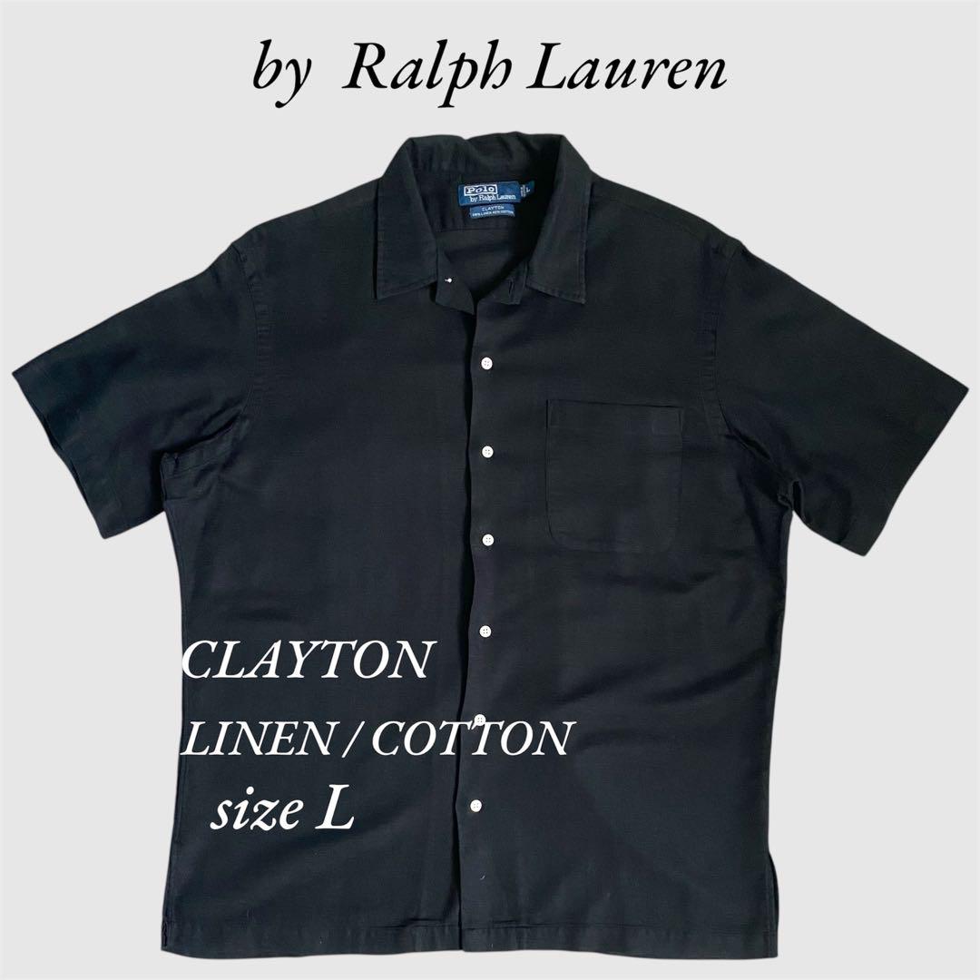90s Ralph Lauren オープンカラーシャツ クレイトン L