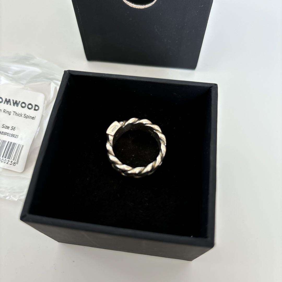 トムウッド TOM WOOD CHAIN RING THICK SPINEL