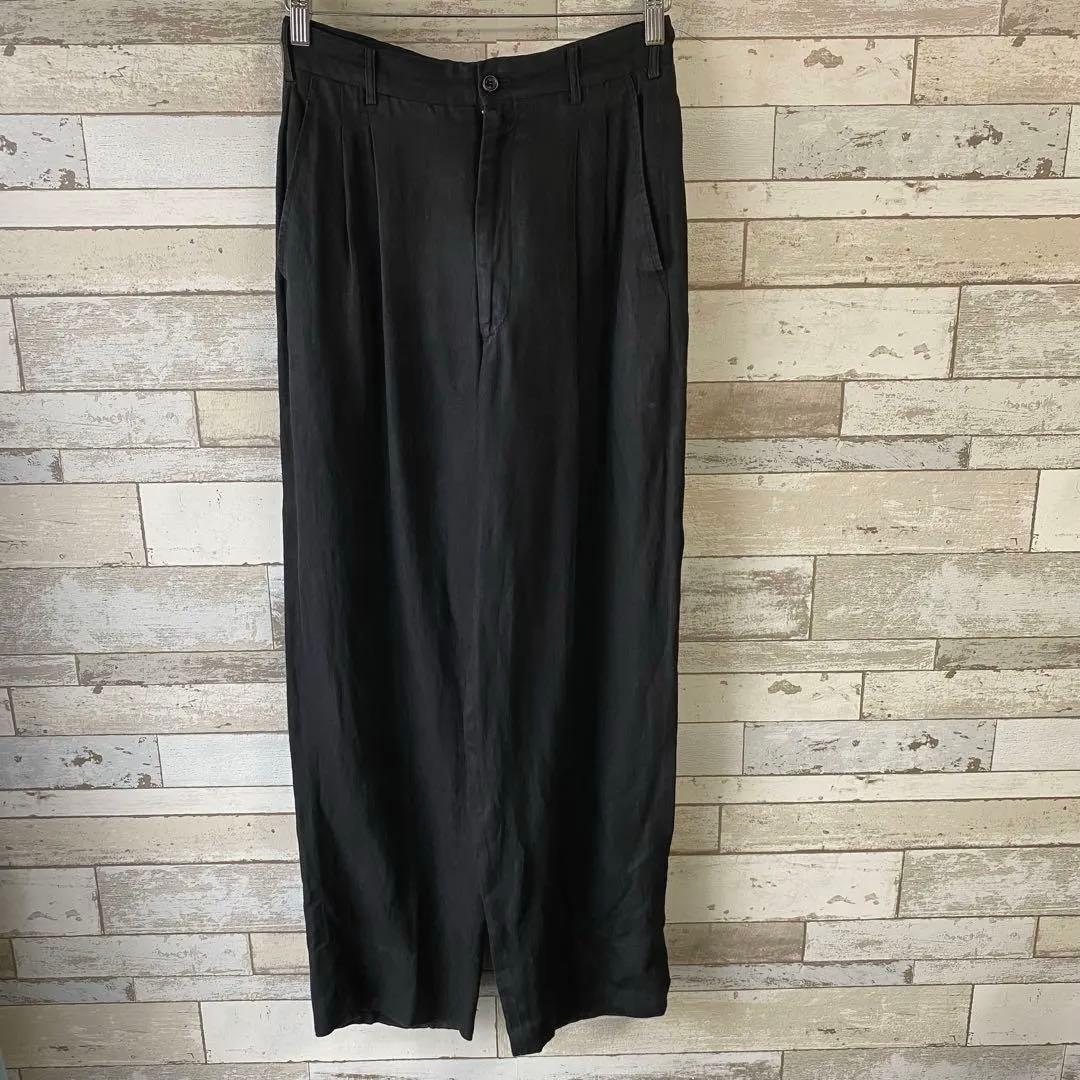 80s COMME des GARCONS HOMME 2タックリネンパンツ SS COMME des GARCONS HOMME