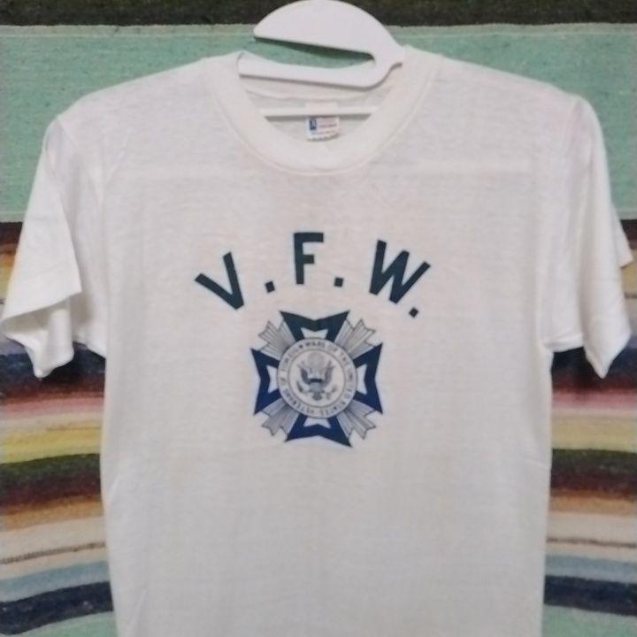 50s　チャンピオンTシャツ　ランタグ　フロッキー+ラバープリント　ヴィンテージ