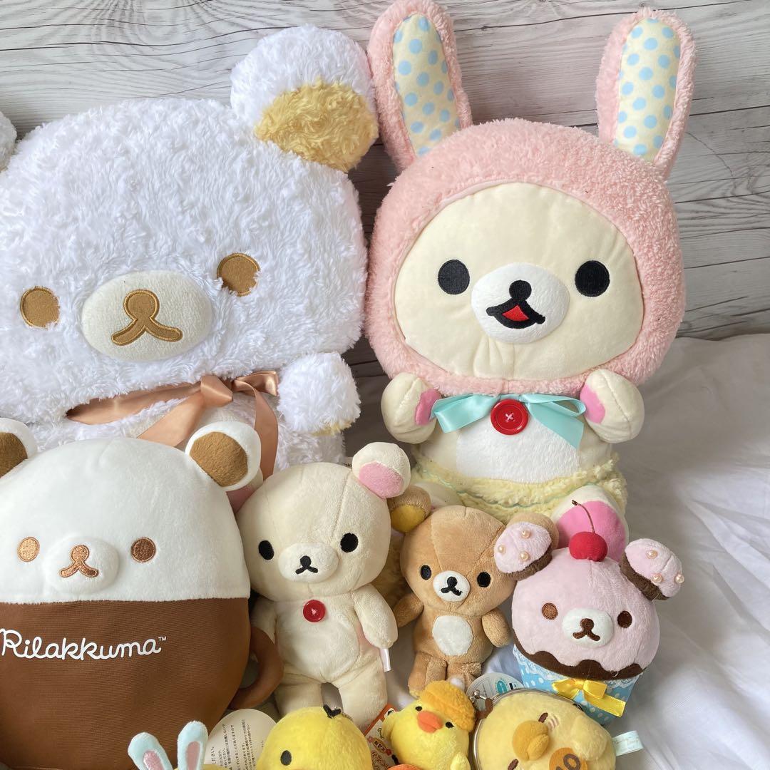 リラックマ キイロイトリ ぬいぐるみ まとめ売り セット売り タグ付き多数 3