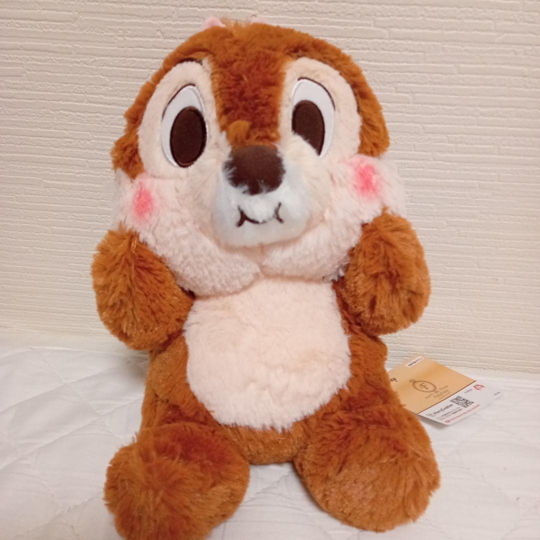 新品】チップ＆デール ほっぺぷっくり BIG ぬいぐるみ チップ