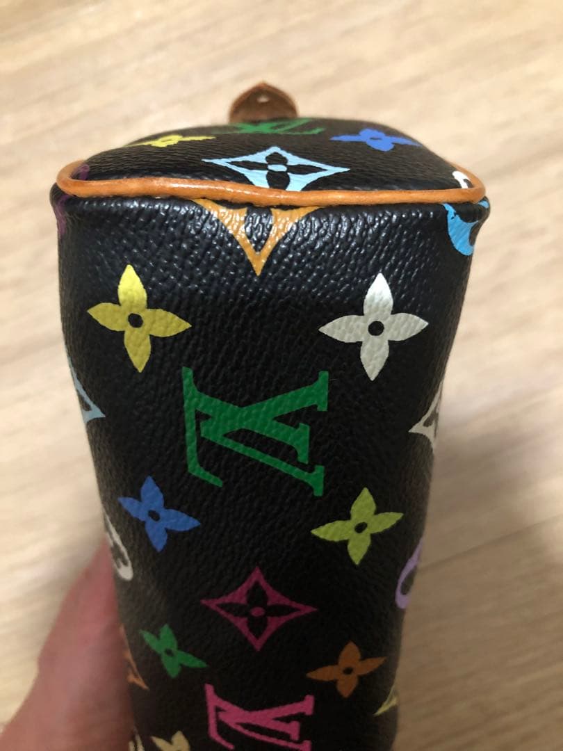 廃盤マルチカラー　ルイ ヴィトン スピーディー型ポーチ