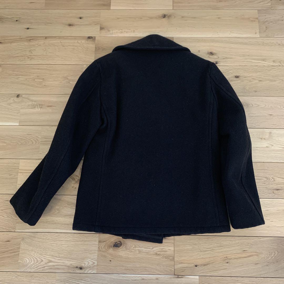 ピーコート　ネイビー　PEA COAT WOOL man's アメリカ製