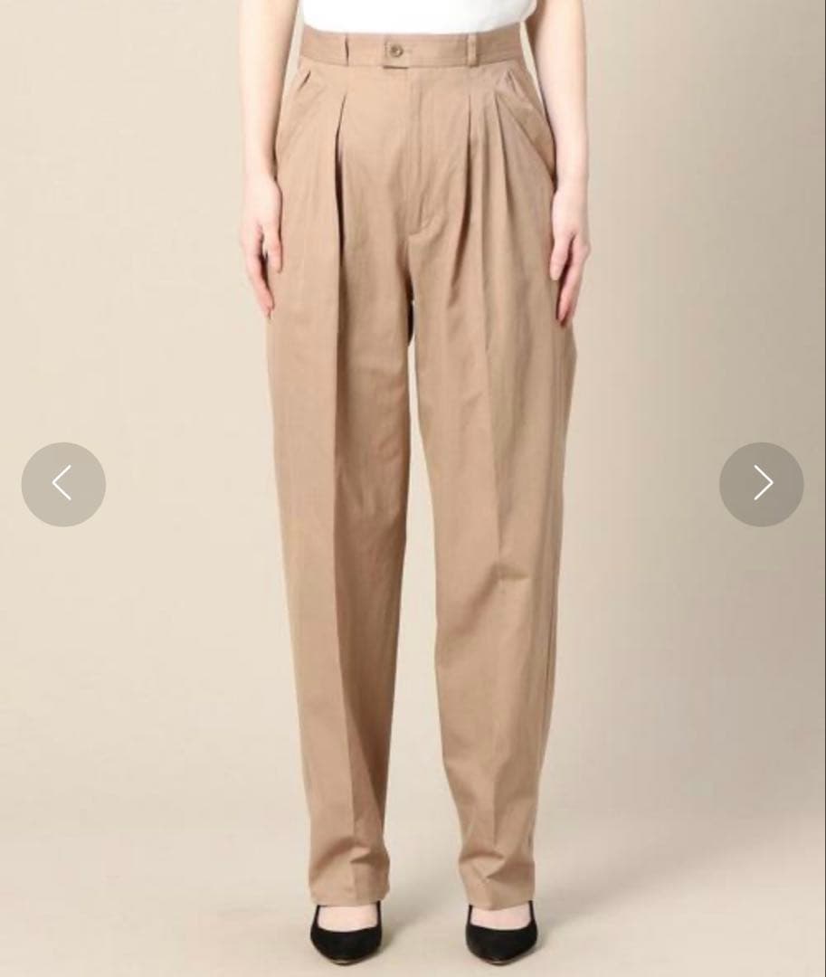 6 roku BEAUTY&YOUTH タックパンツ TUCK PANTS A