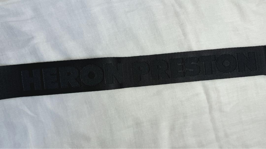 小物 <HERON PRESTON> tape belt [black]