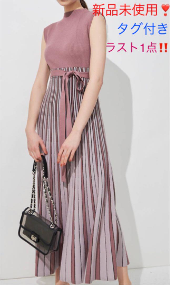 M激安正規品 【再入荷!!新品未使用!】チェンジリブ配色ニット