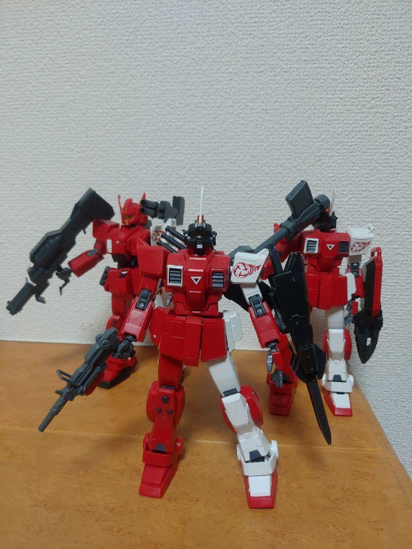 1/144HG赤い三巨星チームセット　完成品　同時購入300円値引