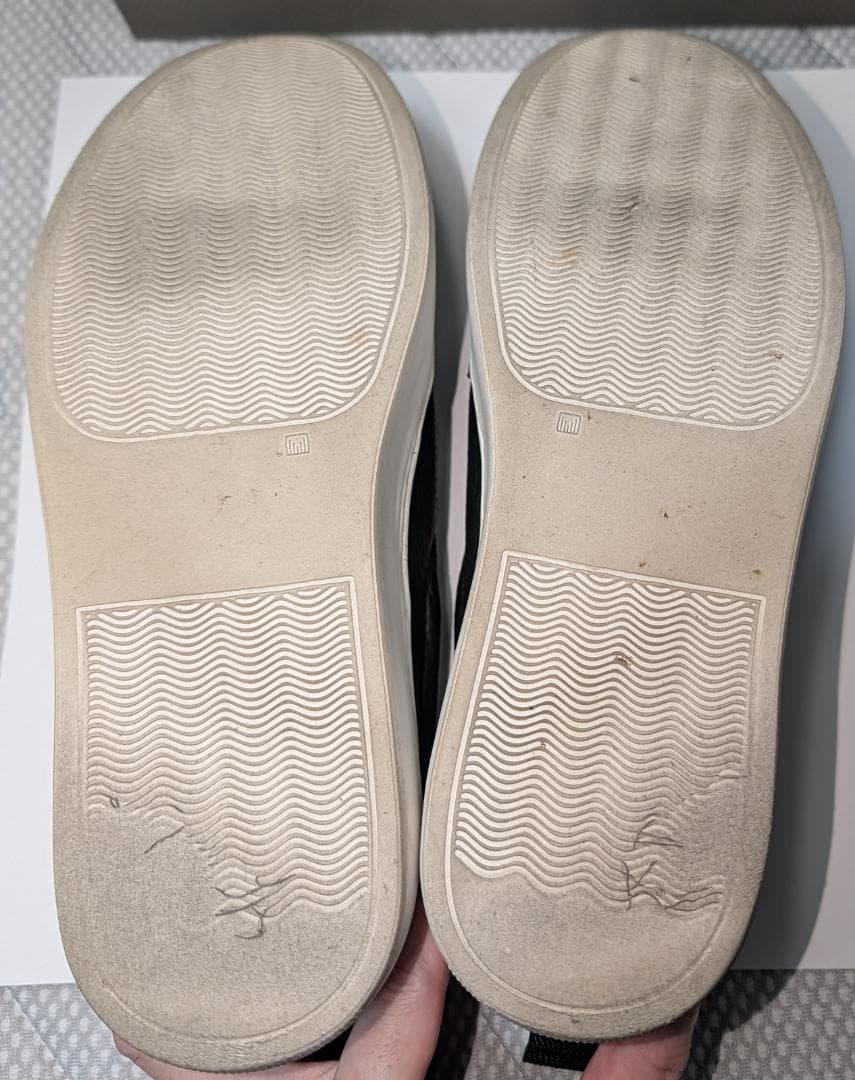 WH×junhashimoto レザースリッポン ダブルエイチ7.5干場