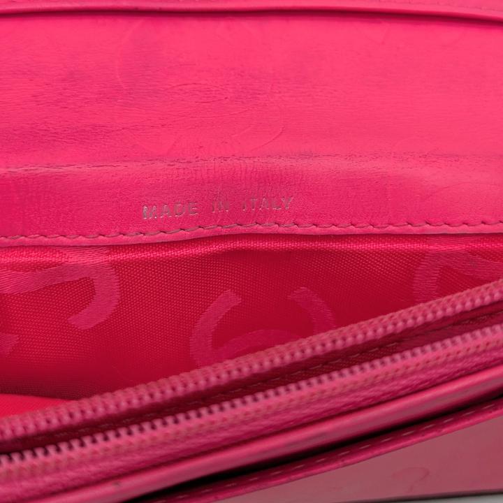CHANEL＊シャネル＊長財布＊マトラッセ＊ラムスキン＊カンボンライン