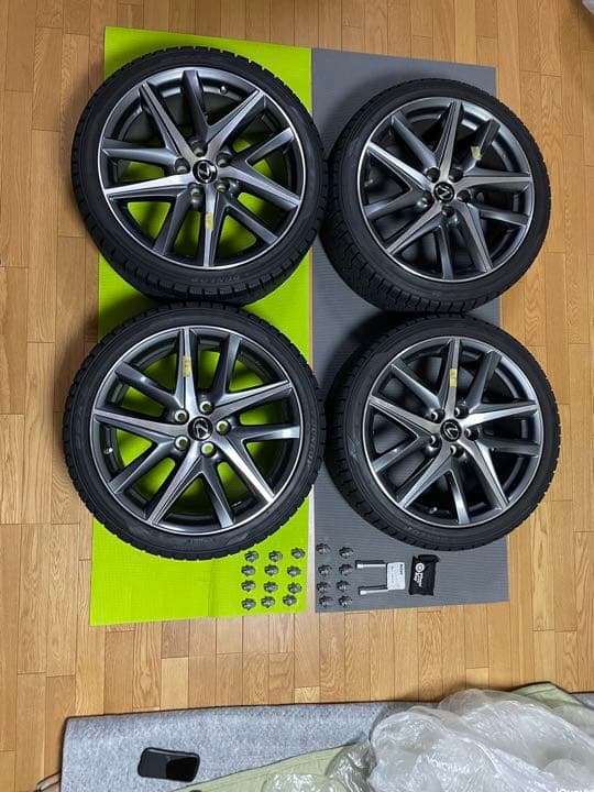 日時指定 レクサス用 ダンロップ 19インチ スタッドレスタイヤ