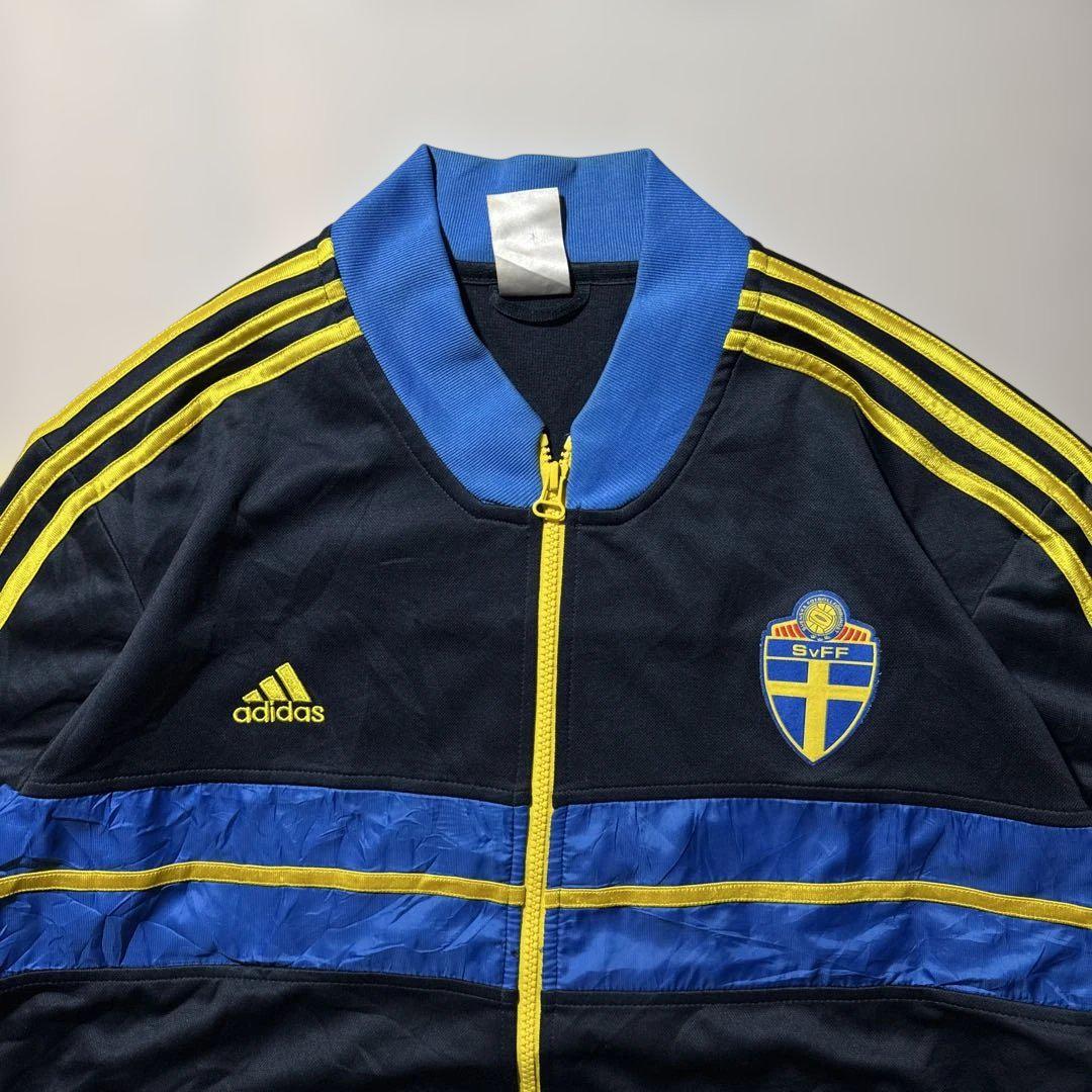 12-14 adidas サッカー スウェーデン代表 トラックジャケット XL