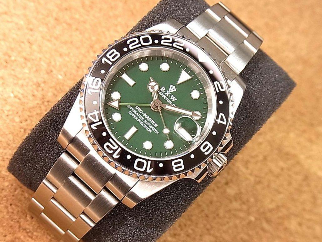 RXW UTC-MASTER GMT/MATTE GREEN-DIAL! 画像5