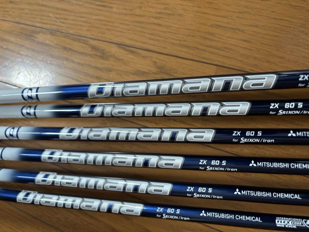 スリクソン　ZX5アイアン　5-PW 6本 Diamana ZX60 S