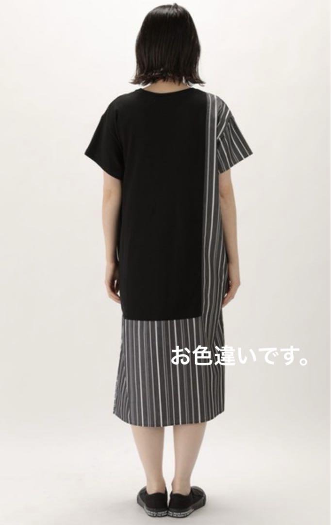 新品タグ付☆ ZUCCa シャツドレープジャージィー　ワンピース 新品タグ付☆ ZUCCa シャツドレープジャージィー ワンピース
