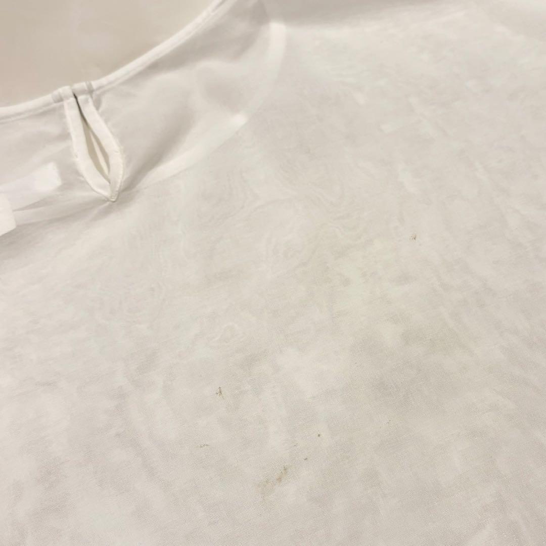 JUNYA WATANABE スカル 半袖 シャツ ブラウス ホワイト