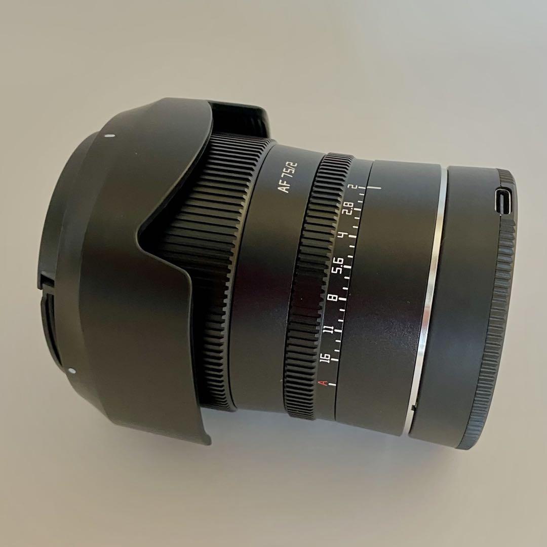 TTArtisan Zマウント レンズ AF 75mm f2 ニコン