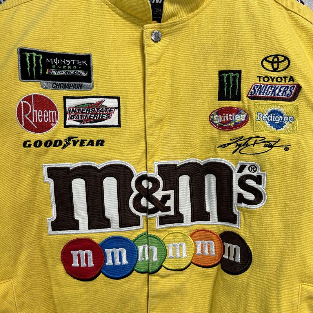 JH design m&m's NASCAR レーシングジャケット L 刺繍