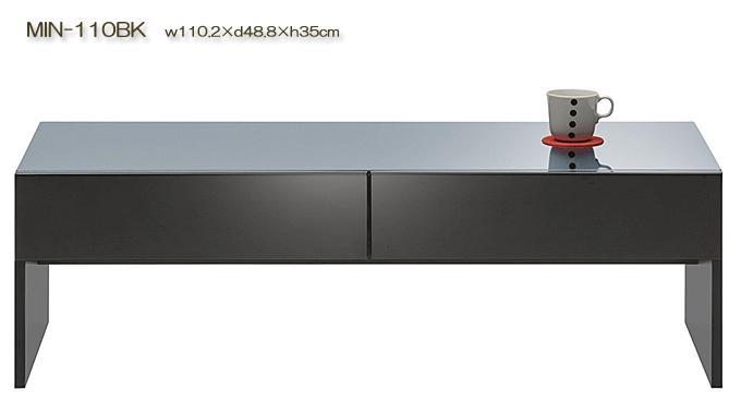 mkマエダ　MIN-1102BK　ローテーブル　リビングテーブル