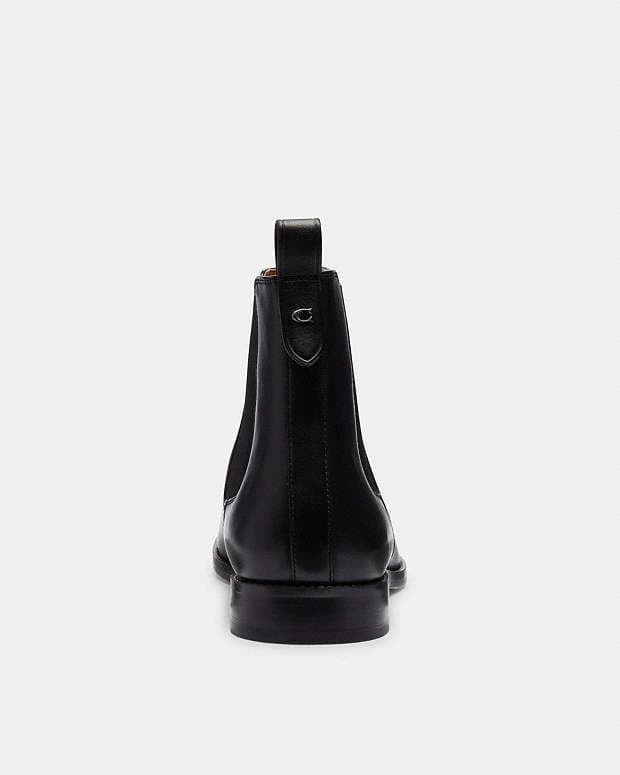 正規店購入★コーチ★レザーブーツ黒★26.5cm★新品、箱付き