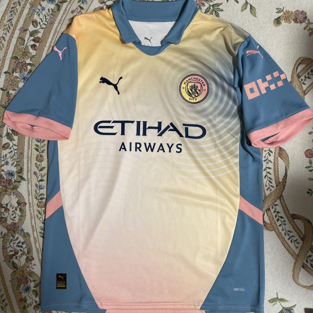 【正規品】マンチェスターシティ 24-25 4th ユニフォーム oasis L