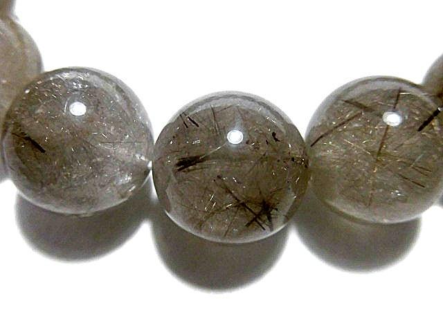 天然石 プラチナルチルクォーツブレスレット内周18.2cm　　240101799