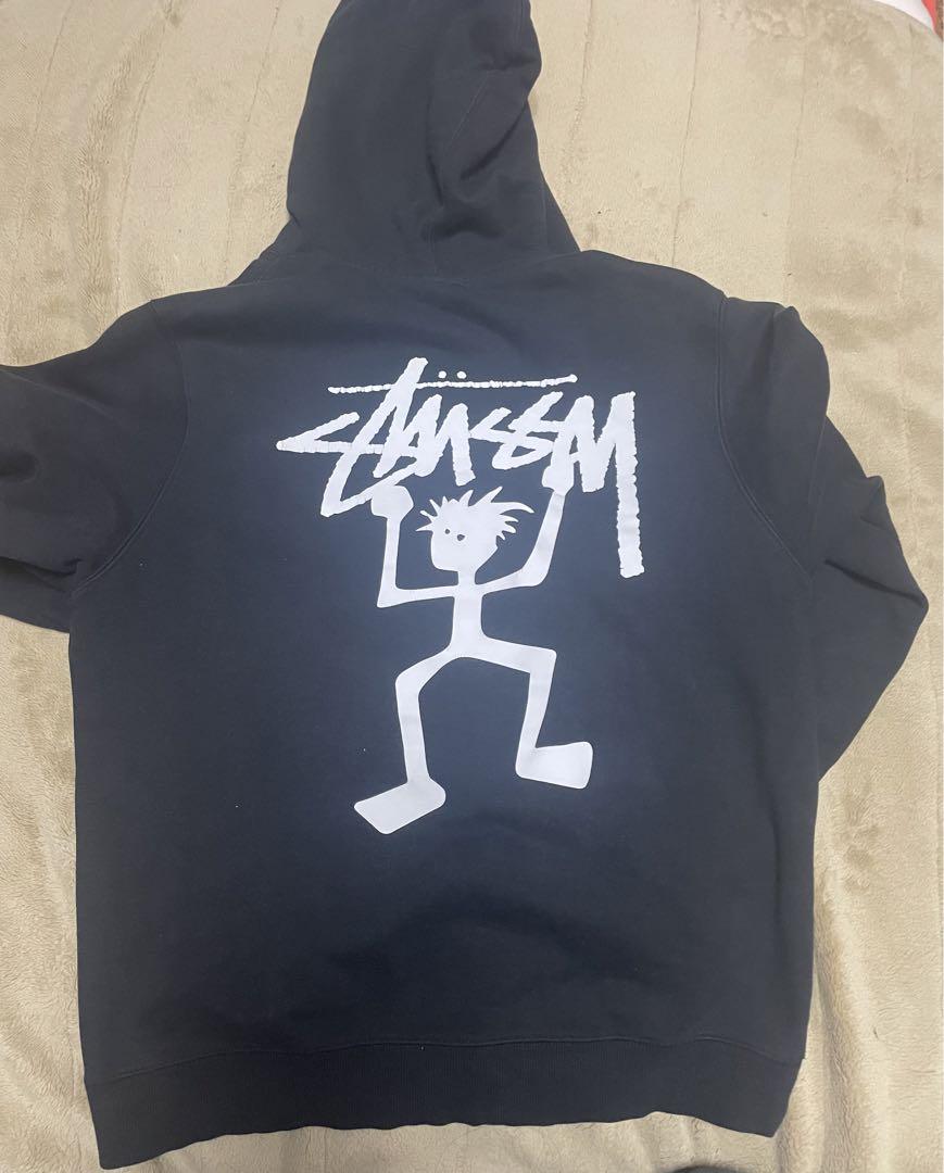 old STUSSY シャドウマン フーディ 画像2