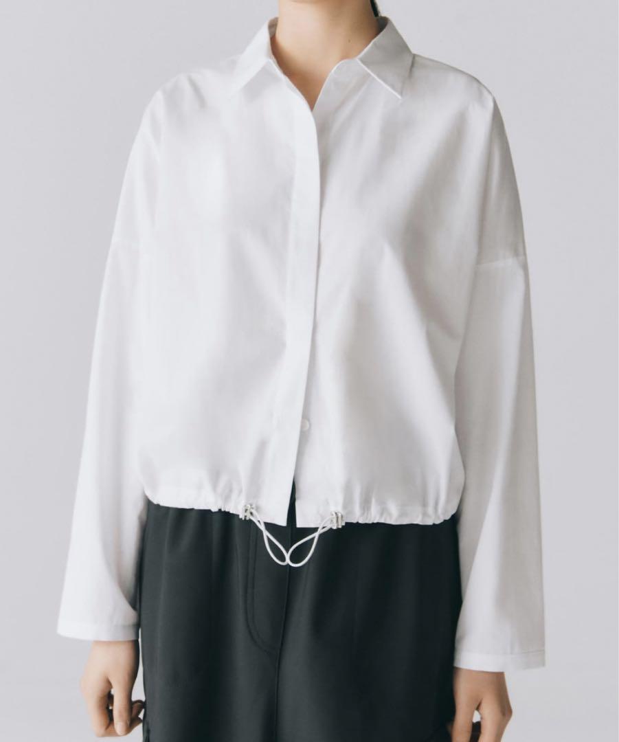 ZARA ザラ　ポプリンシャツ　完売品 ZARA - 完売品 ZARA ポプリンシャツ ストライプシャツ ブルー の