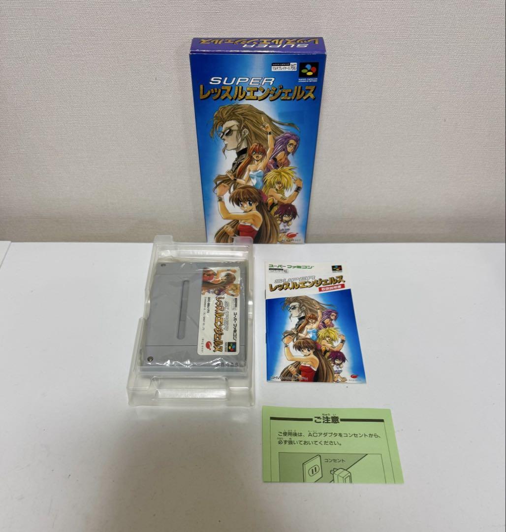 【レア】SFC　スーパーレッスルエンジェルス　箱説付き