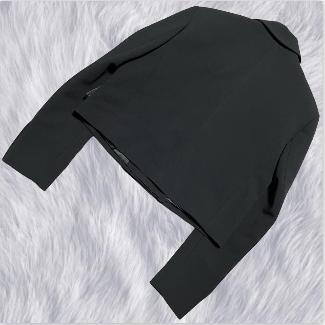 ZARA】美品ザラ クロップドダブルブレストブレザー 金ボタン ブラック