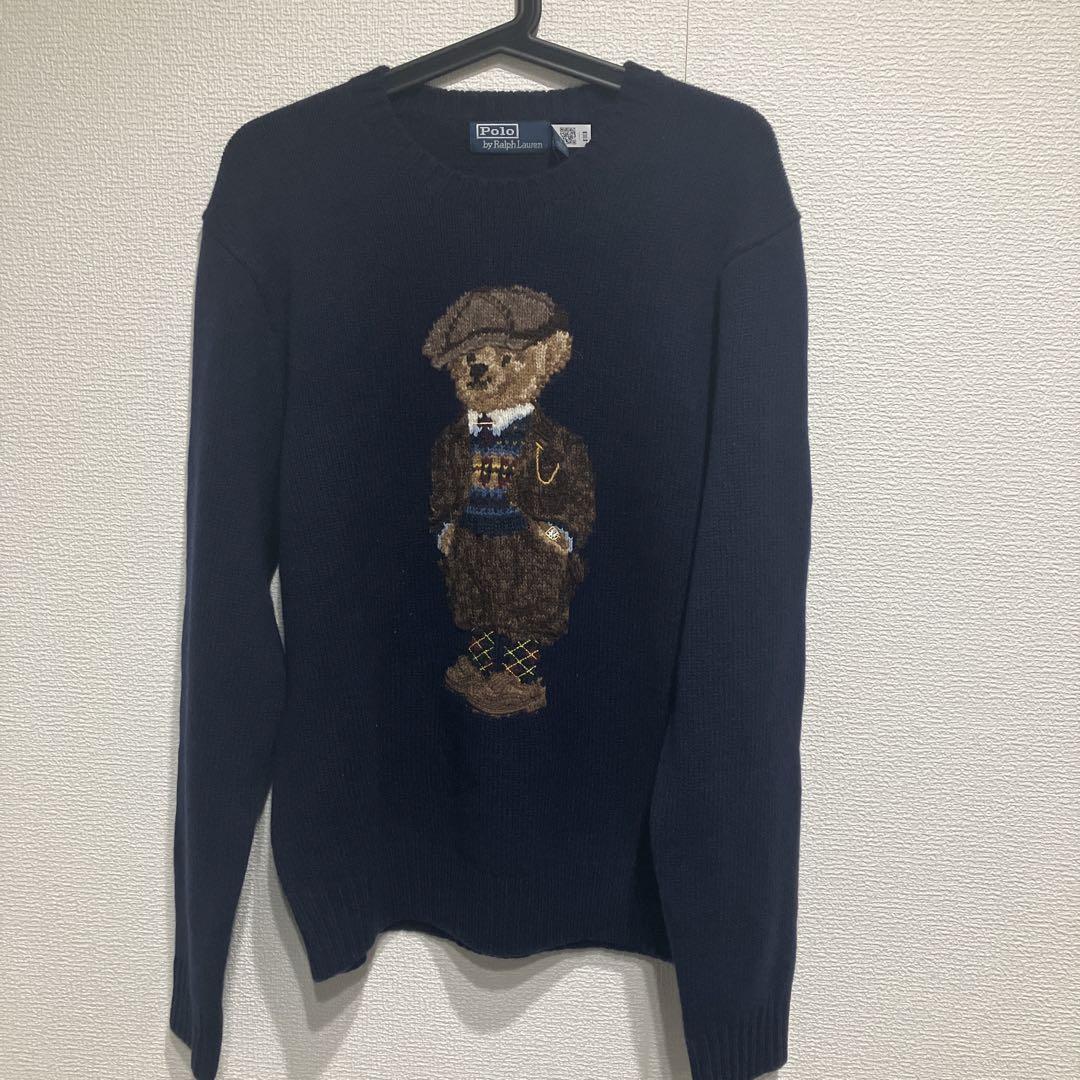 ポロラルフローレン 22AW ウールベア ニットセーター サイズM 新品 本物