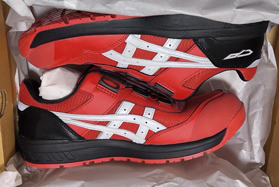 2024年春の アシックス asics 27.5cm 安全靴 BOA CP209 ウィンジョブ 安全靴