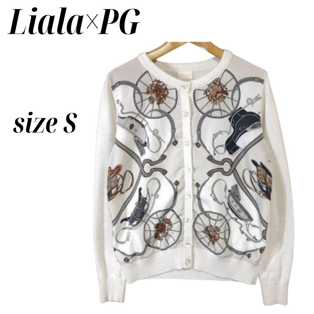 訳アリ● Liala×PG 長袖 カーディガン グレー 春秋 Sサイズ　c146