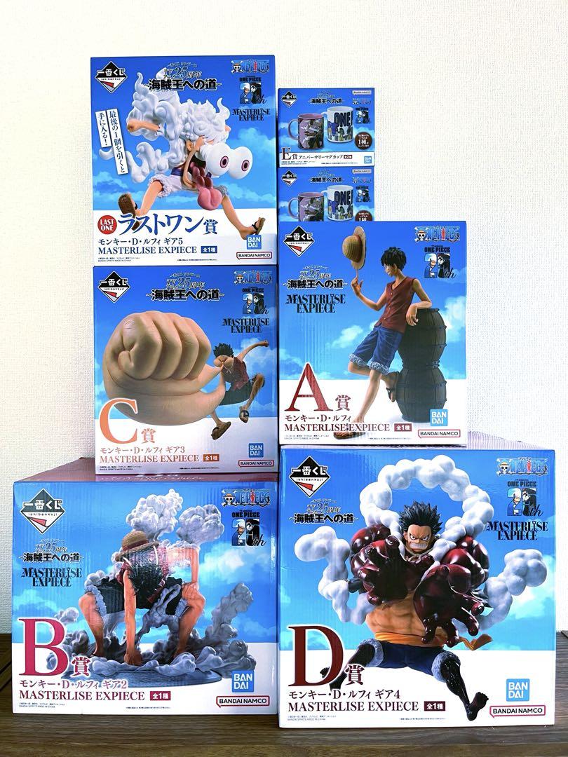 ワンピース　一番くじ　A B C D E 賞　フィギュアフルコンプ　下位賞53種