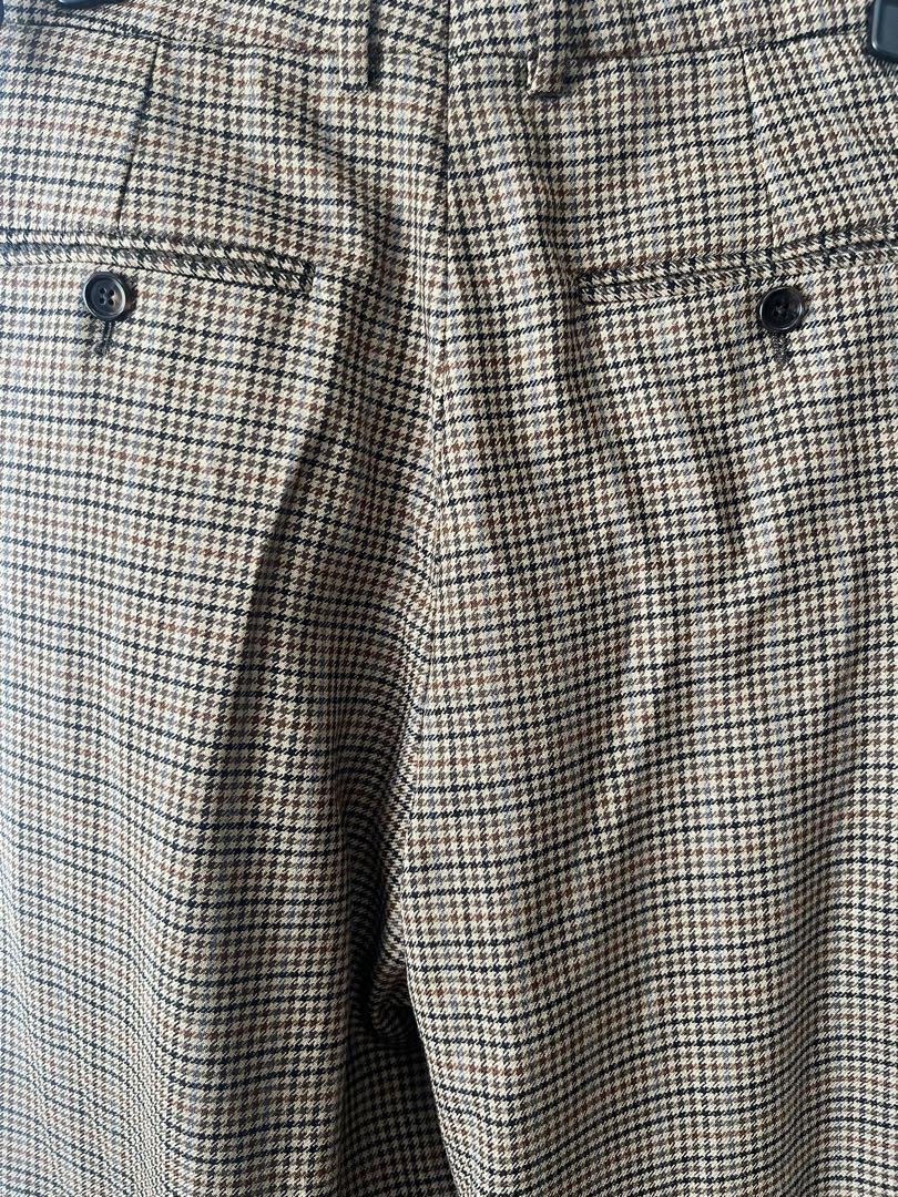 CELINE HOUNDSTOOTH SKATE TROUSERS サイズ46
