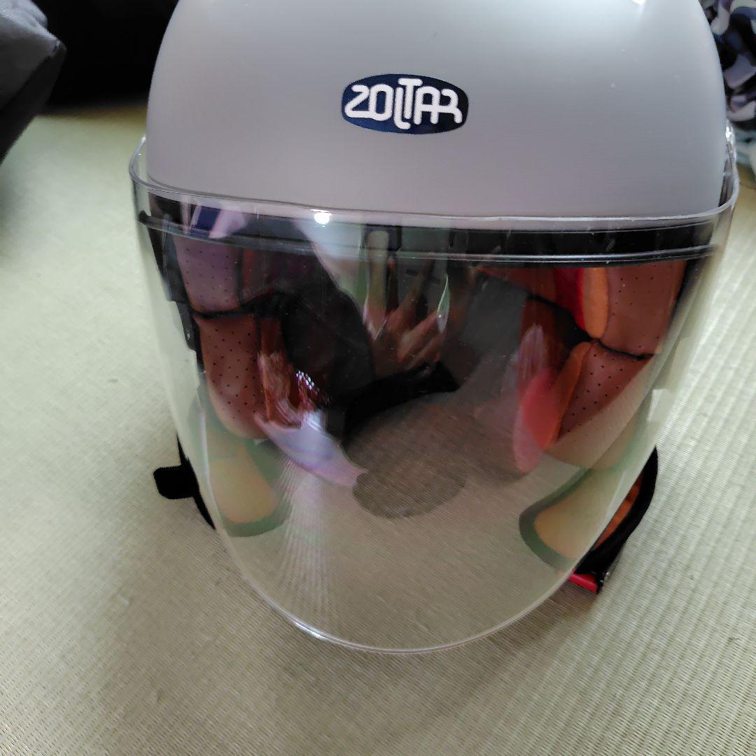 ZOTAC グレー ジェットヘルメットLサイズ