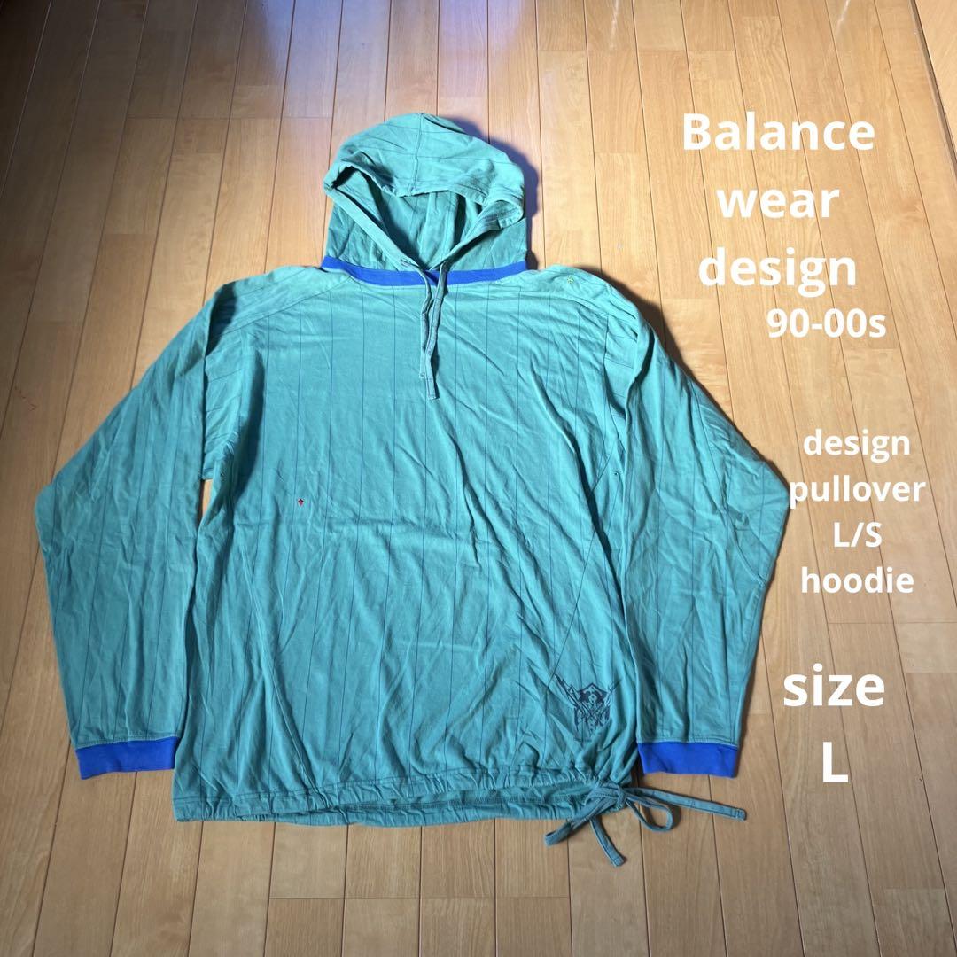 90〜00s Balanceweardesign 名作　パーカー　カットソー